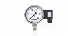 Pressure gauges with output signal