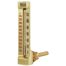 Maschinenthermometer / Maschinen-Glasthermometer